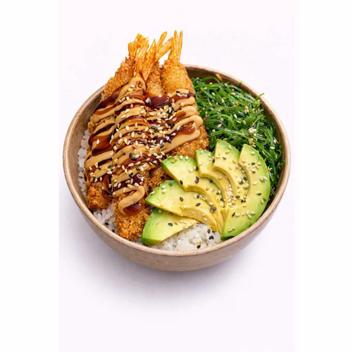 Tempura garneļu poke